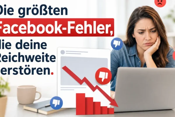 Die größten Facebook-Fehler, die deine Reichweite zerstören