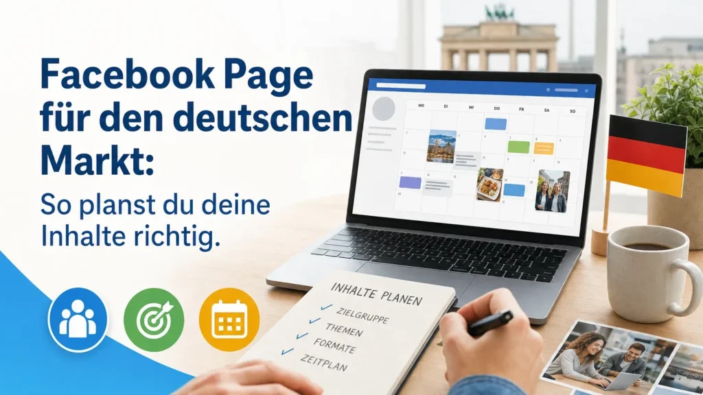 Facebook Page für den deutschen Markt: So planst du deine Inhalte richtig