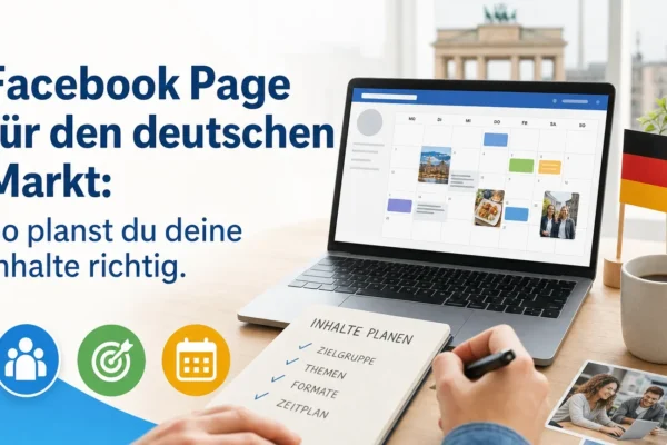 Facebook Page für den deutschen Markt: So planst du deine Inhalte richtig
