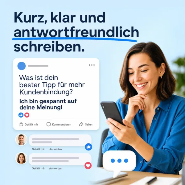 Kurz, klar und antwortfreundlich schreiben