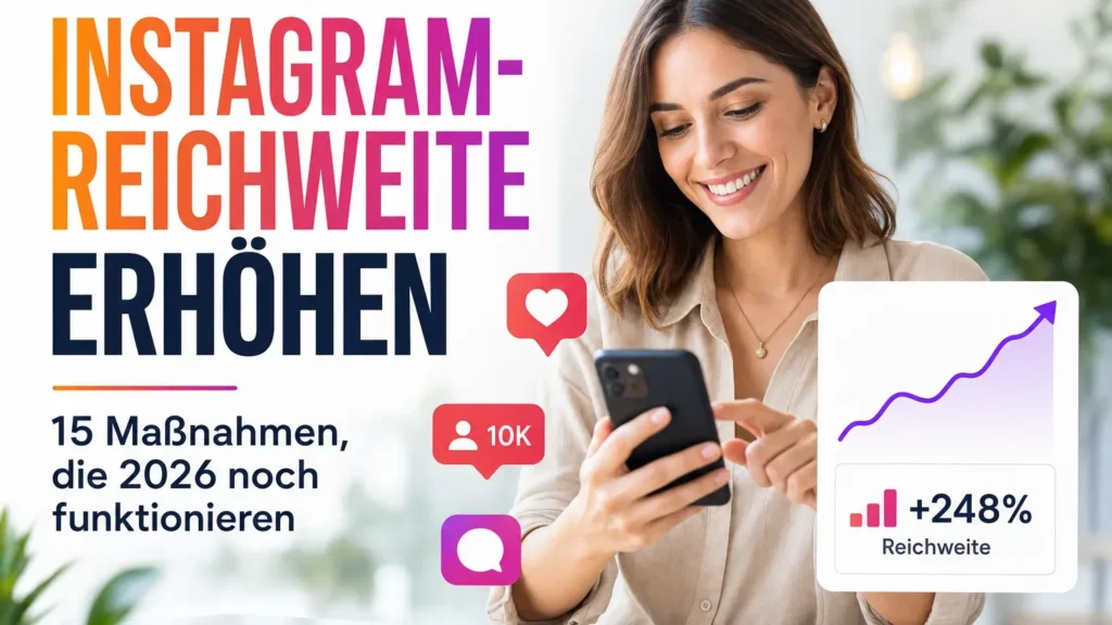 Instagram-Reichweite erhöhen: 15 Maßnahmen, die 2026 noch funktionieren