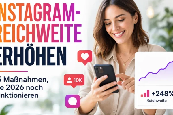 Instagram-Reichweite erhöhen: 15 Maßnahmen, die 2026 noch funktionieren