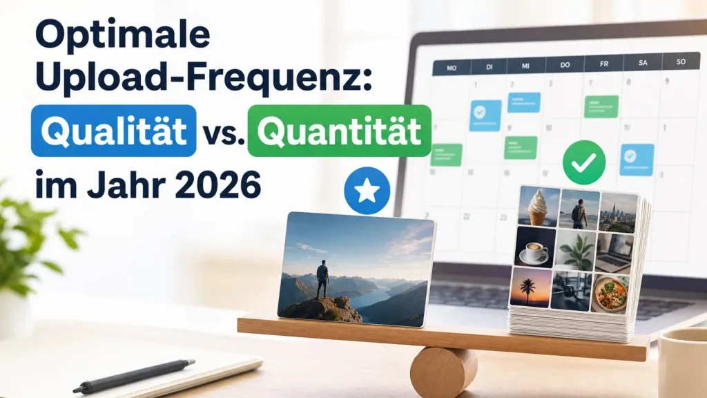 Optimale Upload-Frequenz: Qualität vs. Quantität im Jahr 2026