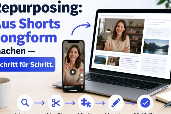 Repurposing: Aus Shorts Longform machen — Schritt für Schritt