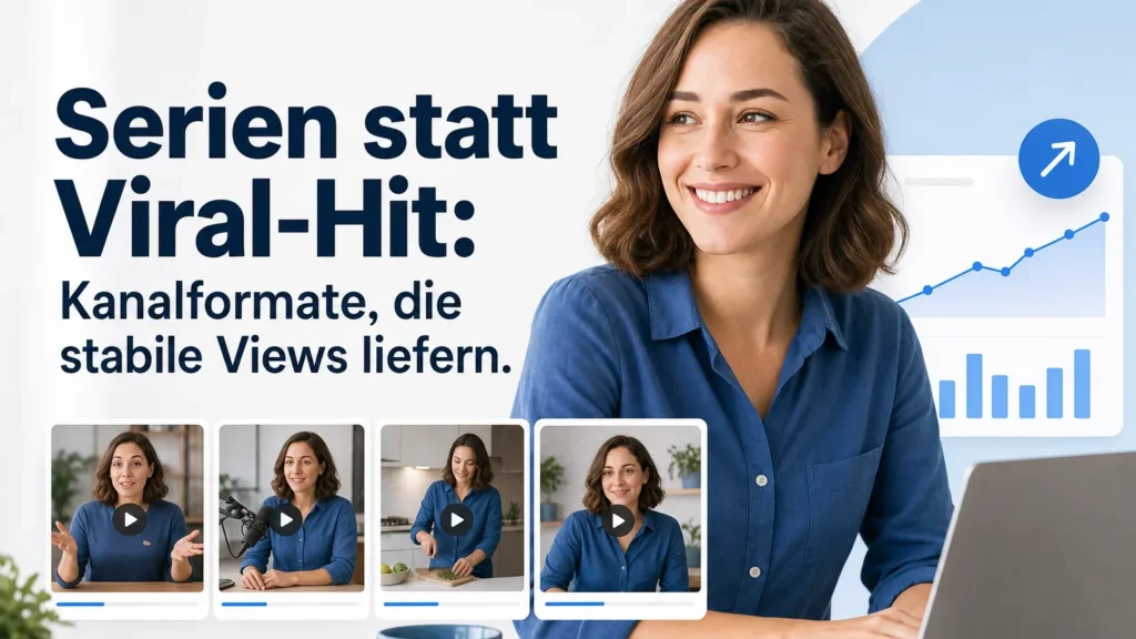 Serien statt Viral-Hit: Kanalformate, die stabile Views liefern