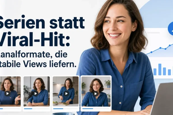 Serien statt Viral-Hit: Kanalformate, die stabile Views liefern