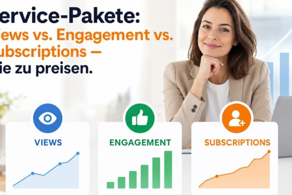 Service-Pakete: Views vs. Engagement vs. Subscriptions — wie zu preisen