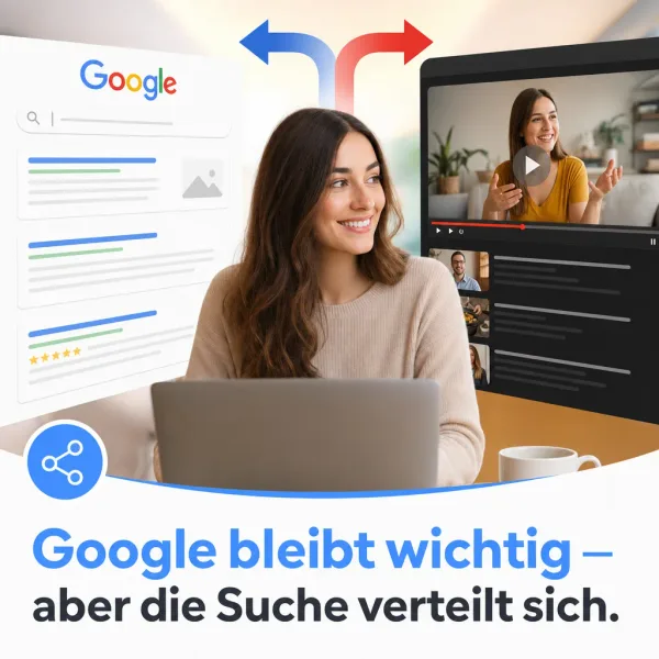 Google bleibt wichtig – aber die Suche verteilt sich