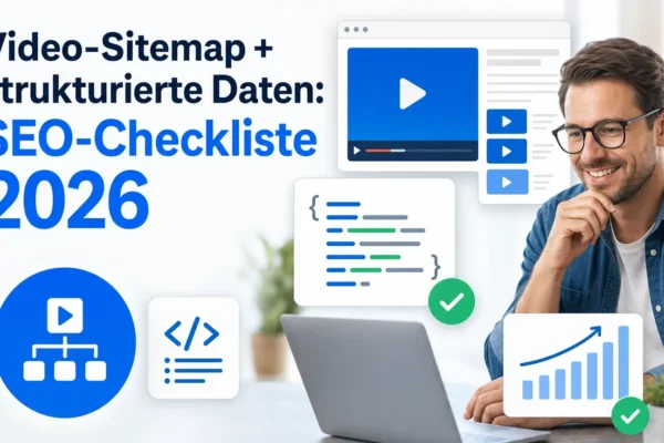 Video-Sitemap + strukturierte Daten: SEO-Checkliste 2026