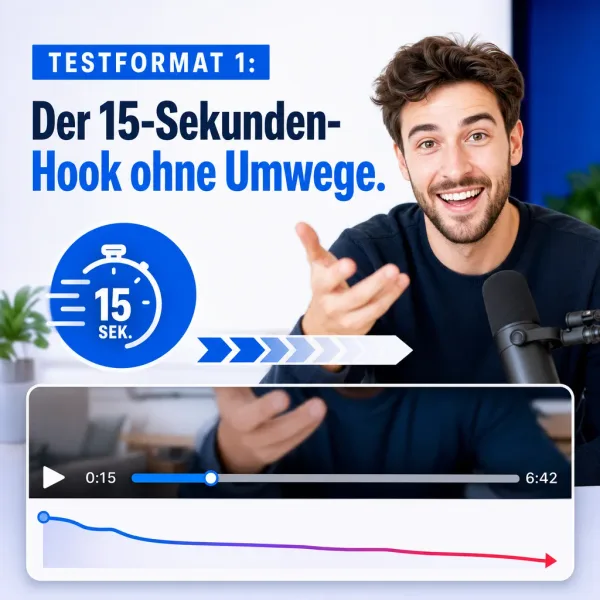Testformat 1: Der 15-Sekunden-Hook ohne Umwege