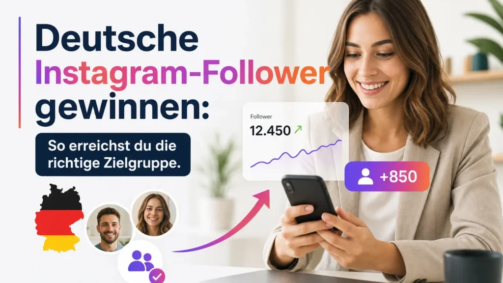 Deutsche Instagram-Follower gewinnen: So erreichst du die richtige Zielgruppe