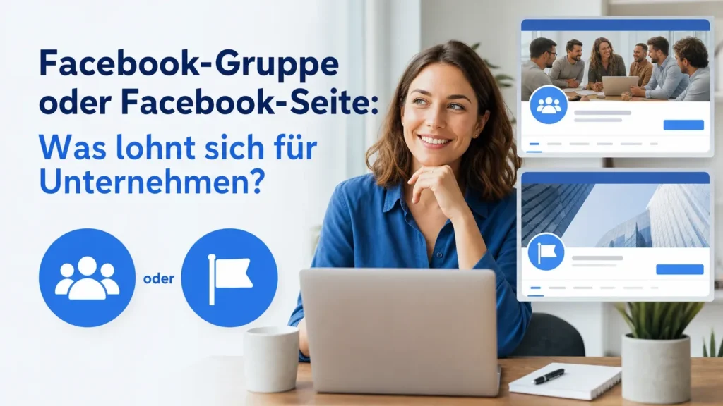 Facebook-Gruppe oder Facebook-Seite: Was lohnt sich für Unternehmen?