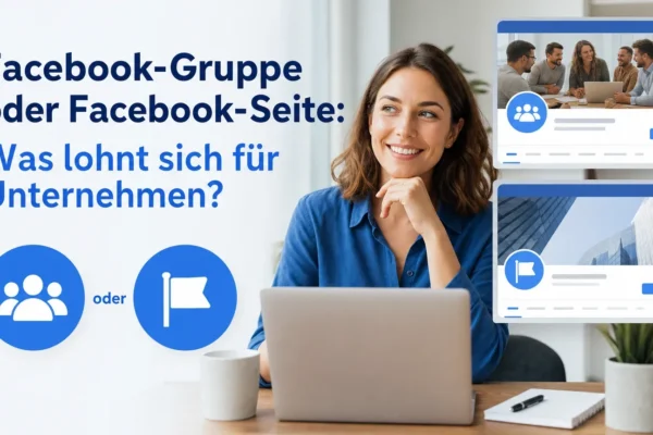 Facebook-Gruppe oder Facebook-Seite: Was lohnt sich für Unternehmen?