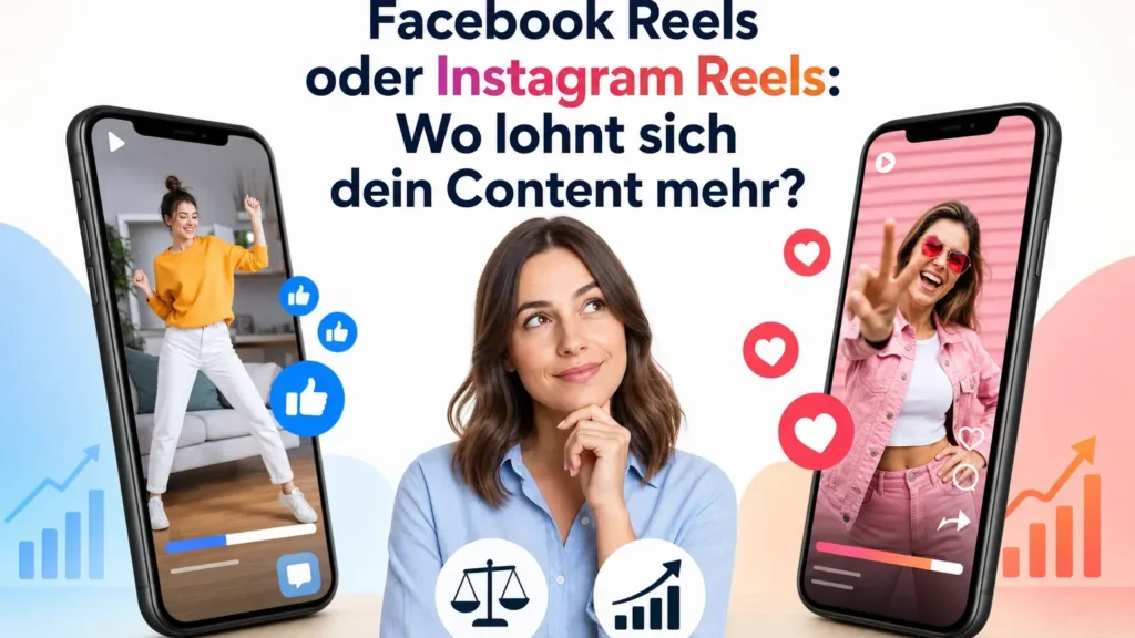 Facebook Reels oder Instagram Reels: Wo lohnt sich dein Content mehr?