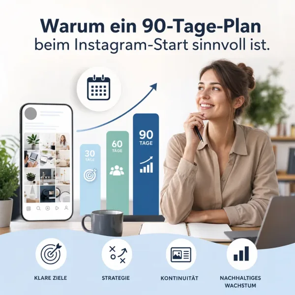 instagram account aufbauen 90 tage plan unternehmen h2 1 Warum ein 90-Tage-Plan beim Instagram-Start sinnvoll ist