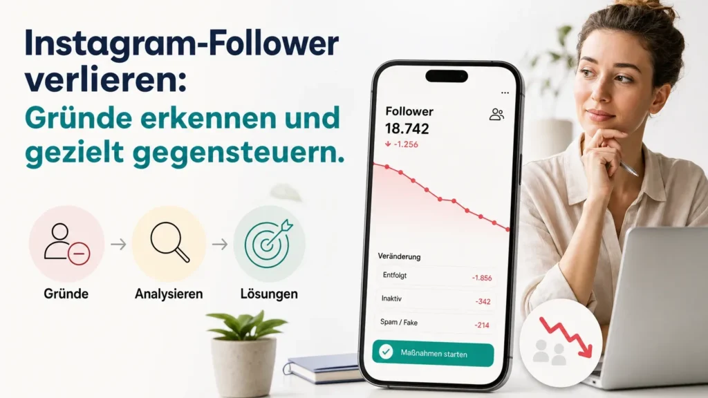 Instagram-Follower verlieren: Gründe erkennen und gezielt gegensteuern