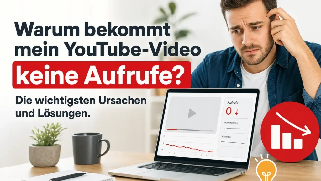 Warum bekommt mein YouTube-Video keine Aufrufe? Die wichtigsten Ursachen und Lösungen